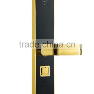 Popular Sell Touch Screen Aluminium Alloy Handle Intelligent Door Lock thumbnail-1