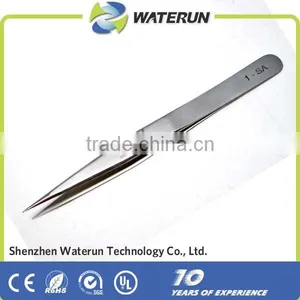 120mm Length Tweezers With Sharp Straight/curved Point Tweezers,vetus Tweezers thumbnail-1