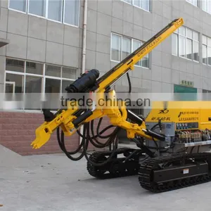 High Air Pressure Crawler Hydraulic Drilling Rig G140YF For Depth 60 Meters thumbnail-5