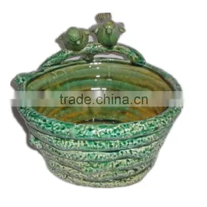Small Size Ceramic Bird Feeder thumbnail-5