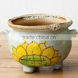 Attractive Hand-painted Cartoon Ceramic Flower Pot thumbnail-5