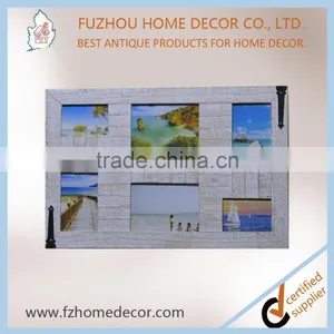 2017 New Arrival Vintage Wooden Photo Frame With Multi Window for Home Decoration thumbnail-1
