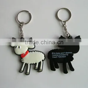3D Sheep Pvc Keychain thumbnail-1