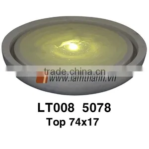 Wholesale Vietnam Polly Water Fountain In Vase Shape With Led Candle thumbnail-1