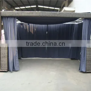 Outdoor Luxurious Rattan Pavilion Gazebo Garden Tent Supplies thumbnail-5