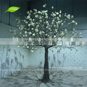 GNW Artificial Wish Tree With Magnolia Flower Arts and Craft Fiberglass Dry Trees for Holiday Decoration 3 Meters thumbnail-1