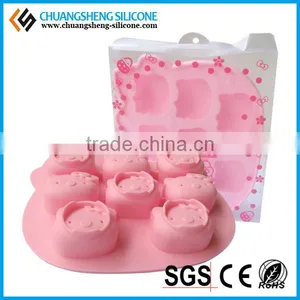 Kitchen Papular Cute Design FDA Silicone Cake Mold thumbnail-2