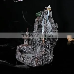The Water Curtain Cave Backflow Burner Creative Resin Incense Burner thumbnail-2