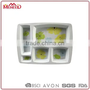 Plastic Melamine Food Tray/breakfast Plate/fast Food Tray thumbnail-1