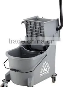 Wringer Mop Buckets, Mop Bucket With Wheels,33L thumbnail-2