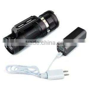 UniqueFire 4000 LM USB Cable Professional Cree Diving Flashlight thumbnail-3