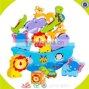 Wholesale Hot Wooden Balance Blocks Toy for Baby Brain Training Wooden Balance Blocks Toy W11F007 thumbnail-6
