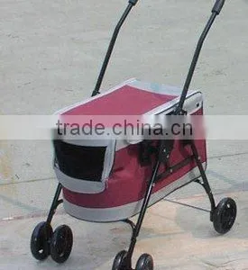 Pet Stroller With Wheels Pet Cart no Canopy thumbnail-1