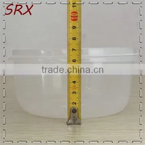 500ml 700ml 1250ml Custom Making High Quality Round Disposable Plastic Rice Bowl Salad Bowl Soup Bowl With Lid thumbnail-3