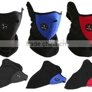 Neoprene Half Face Warm Bicycle Motorcycle Riding Winter Sports Windproof Mask thumbnail-1