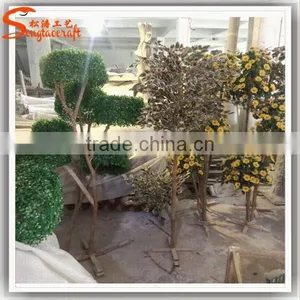 Decorative Artificial Plastic Flower Bonsai Tree for Sale thumbnail-2