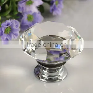 1pcs 30mm Diamond Crystal Glass Alloy Door Drawer Cabinet Wardrobe Pull Handle Knobs Drop Shipping Wholesale thumbnail-1