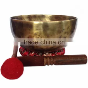 Antique High Quality Hand-made Healing Meditation Tibetan Singing Bowl thumbnail-1