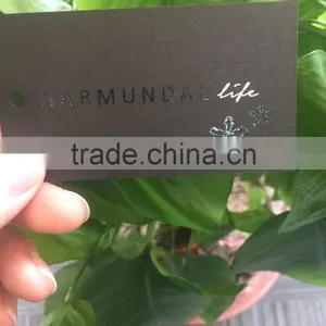 2016 Hot Sale High Quality Black Cardboard Paper Hang Tags Swing Tags for Jeans thumbnail-2