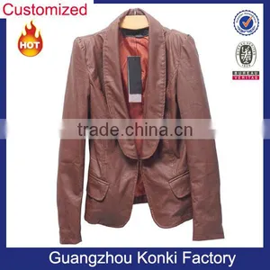 Wholesale Winter Leather Jackets Women 2017 thumbnail-5