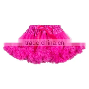 Top Quality Summer Pettiskirt Baby Cloth Chiffon Ruffle Tutu Skirt Girls Clothing Short Skirt in Stock thumbnail-3