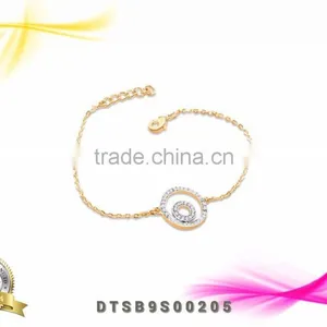 New Arrival of Gold Plated CZ Studded Fashion Designer Girls Bracelets thumbnail-1