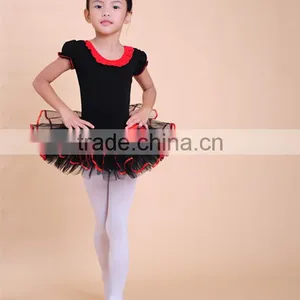 2015 New Children Dancing Clothing Tutu Dress Girl Black Swan Ballet Dance Clothes thumbnail-2