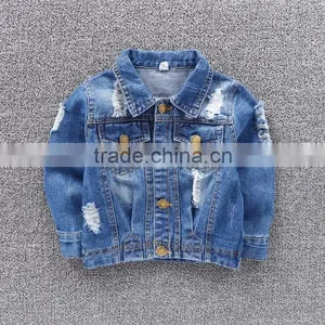 Zm40645b Spring and Autumn New Design Children Jeans Coats and Jacket Boys Fancy Casual Clothes thumbnail-3