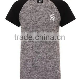 Tri Blend Fitness t Shirts for Men, Custom Gym T-shirt, High Quality Slub Slim Fit t Shirt thumbnail-3