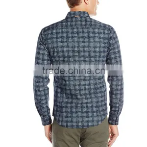 China Wholesale High Quality Flannel Custom Casual Shirt thumbnail-2