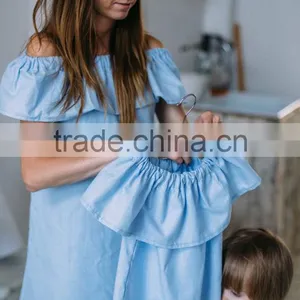 Boutique Clothing off Shoulder Summer Mother Daughter Matching Dress thumbnail-2