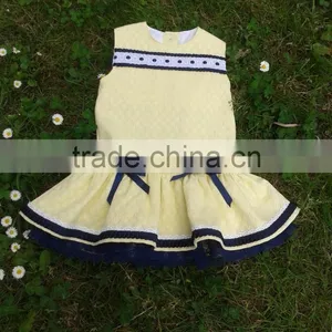 OEM/ODM Lightweight Cotton Baby Cloth Baby Ruffle Dress New Design thumbnail-1