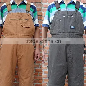 OEM Service High Quality Cheap Mens Canvas Overalls Pants Wholesale thumbnail-6