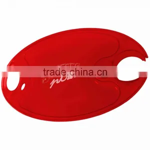 USA Made Party Plate - Holds Hot or Cold Foods, Safely Carries a Stemmed Wine Glass, Plastic Cup or 12 Oz. Beverage Can thumbnail-5