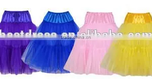 China Wholesale Cheapest Hot Selling Low Price Short Skirt Black Crinoline Petticoat thumbnail-1