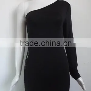 Hot Sale Sexy Women's Long Maxi Bandage Back Crossed Party Evening Halter Dress thumbnail-2