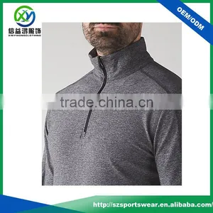 Grey Color 100% Polyester Men Breathable Muscle Fit Hoodie Plain Jacket,gym Wear thumbnail-4
