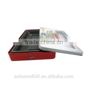 PROMOTION! Wholesale Custom Printed Cookie Tin Box, Rectangular Tin Tin Container, Tin Box thumbnail-3
