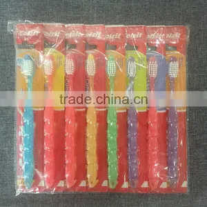Translucent Plastic Crystal-like Soft Bristle Adult Toothbrush thumbnail-1