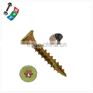 Made in Taiwan Pozi Drive Countersunk Six Lobe Chipboard Screw thumbnail-1