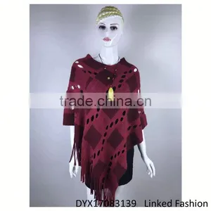 Over 200 Styles Lady Winter Warm Another Name for a Poncho With Fringe thumbnail-1