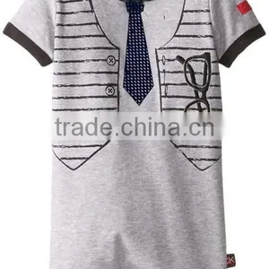 Gentle Style Short Sleeve Baby Boy Romper With Necktie thumbnail-5