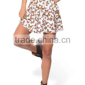 Butterfly Mini Skirt Wholesale thumbnail-3