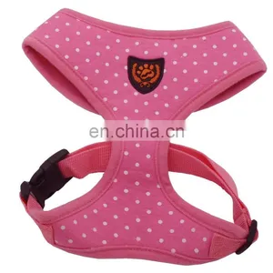 Color Frilly Dog Vests Belt Harness Pet Harness With Dot Pattern thumbnail-4