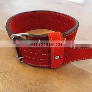 13mm Red Double Prong Beltfor Fitness thumbnail-1