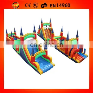 Inflatable Obstacle Course Castle/colorful Obstacle Course thumbnail-1