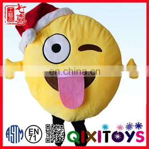 China Manufacturer Promotional Fashion Funny Emoji Plush Pillow With Legs and Arms thumbnail-1