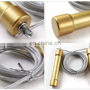 High Quality Adjustable Crossfit Skipping Jump Rope With Steel Bearing thumbnail-2