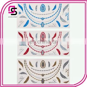 New Tattoo Sticker Colorful Laser Tattoo Sticker Designs 3 Colors Available thumbnail-1