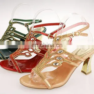 Italian Charming Ladies Shoes and Bags With Stones for Wedding and Party thumbnail-1
